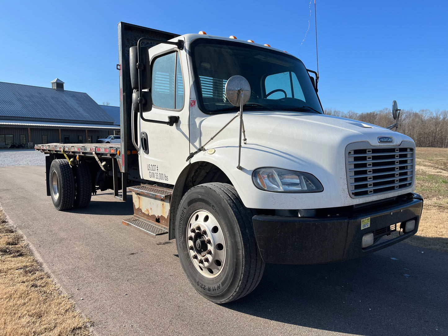 2017 Freightliner Business Class M2 106 Flatbed Truck