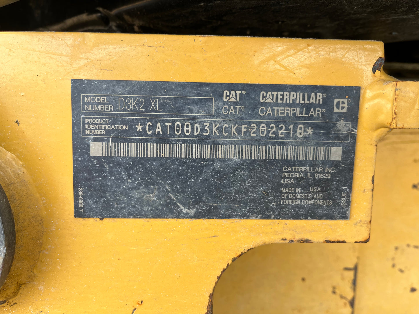 2016 Caterpillar D3K2 XL Crawler Dozer