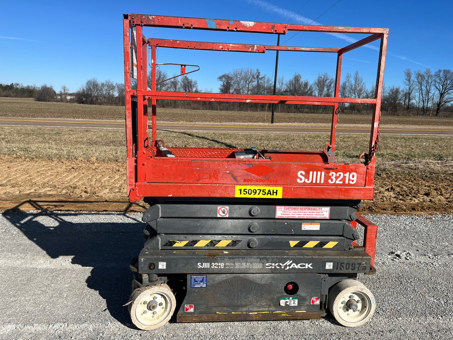2015 Skyjack SJIII3219 Slab Scissor Lift