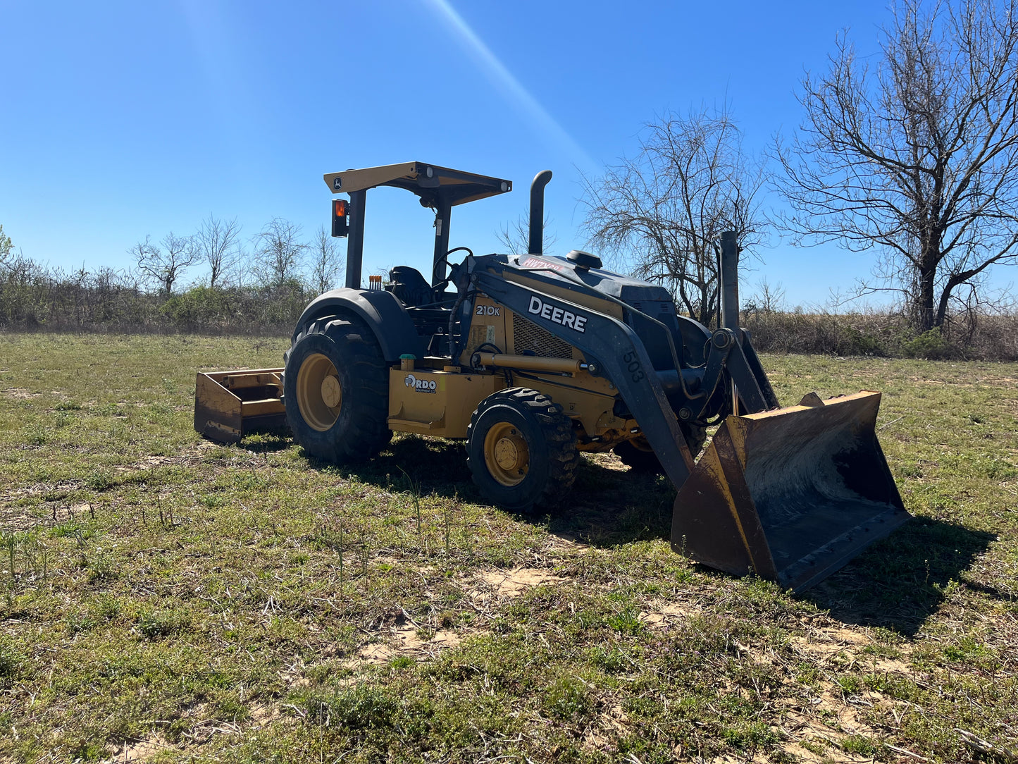 2014 John Deere 210K Skip Loader
